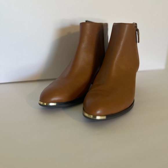 COLE HAAN Women Tan Grand Ambition Leather Bootie Size 10 - Picture 2 of 11